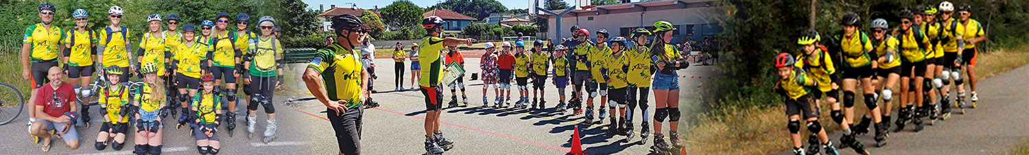 Membres du club Vercors Macadam Roller