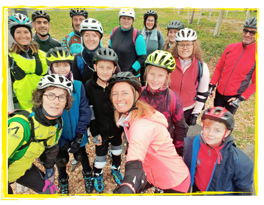 Groupe du club pour les cours ados et adultes